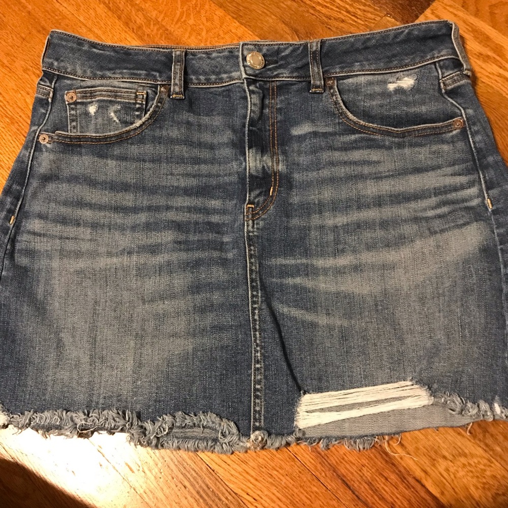 American eagle denim skirt